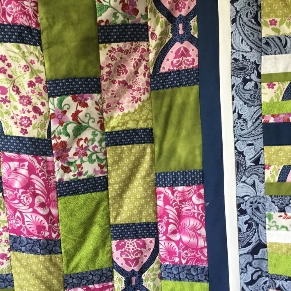 Handmade Quilt 46” x 77” - Picture 6 of 15